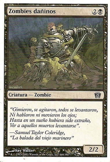 Magic octava edición Zombis dañinos 160/350 español